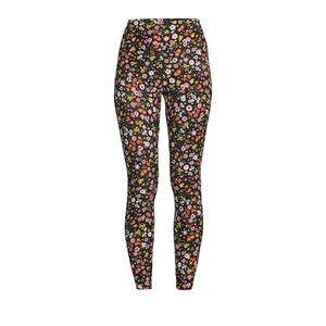 Ditsy Floral Junior's Sueded Ankle Leggings